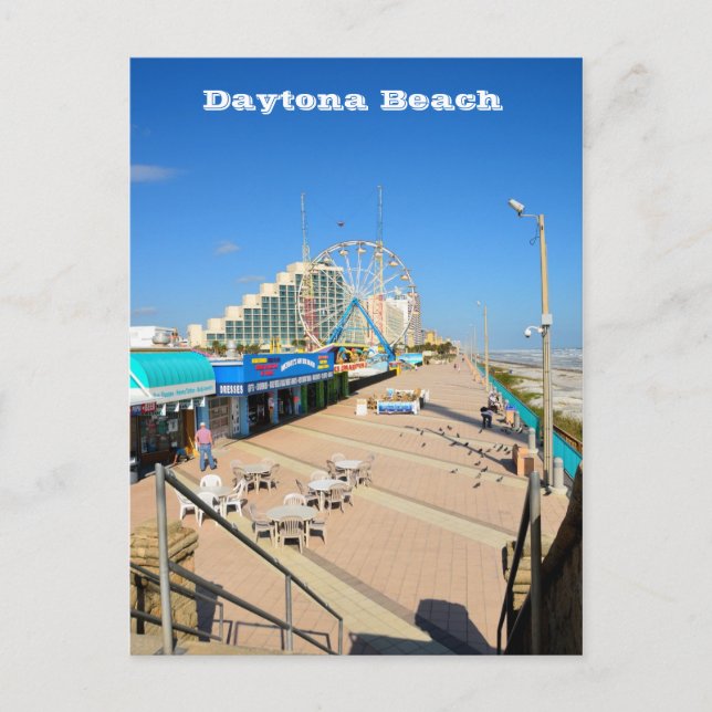 Daytona Beach, Floride Carte postale (Devant)