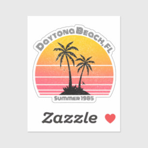 Daytona Beach Retro Sunset Palms