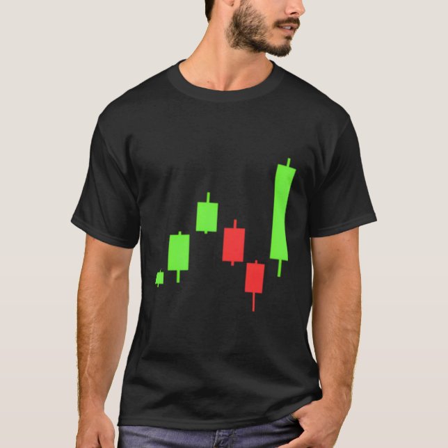 Daytrading Candlestick Fx Forex Pips For Traders T-Shirt (Front)