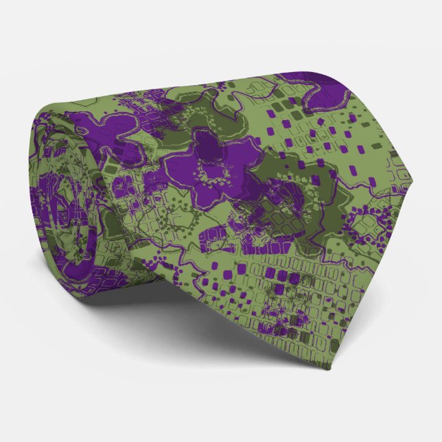 Daytrip Floral Vintage Two-sided Tie (Rolled)