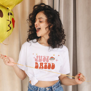 Dazed and Engaged Retro 70s Bachelorette Party T-Shirt
