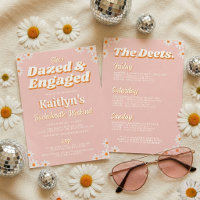 Dazed & Engaged Groovy 70s Bachelorette Itinerary