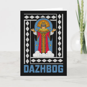 Dazhbog Ancient Mythological Slavic Paganism Russi Card