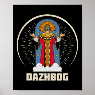 Dazhbog Ancient Mythological Slavic Paganism Russi Poster