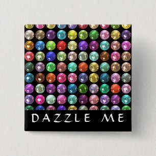 DAZZLE 2 INCH SQUARE BUTTON