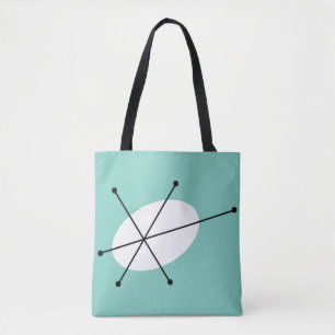 Dazzle Blue all over tote Bag