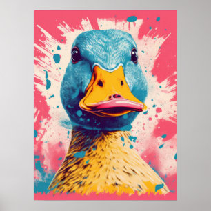 Dazzle Duck Poster