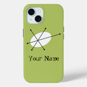 Dazzle Green 'Nom' coque iphone vertical