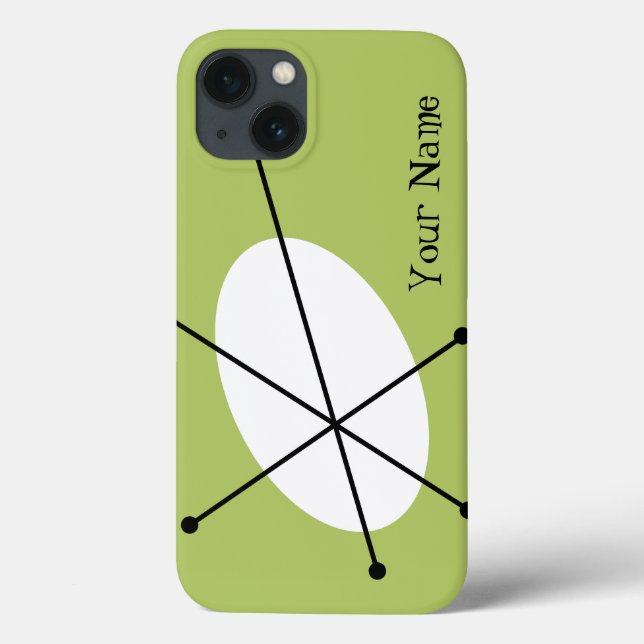 Dazzle Green 'Your Name' iPad Mini case (Back)