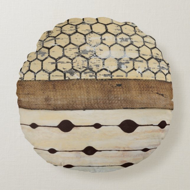 Dazzle II Round Pillow (Front)