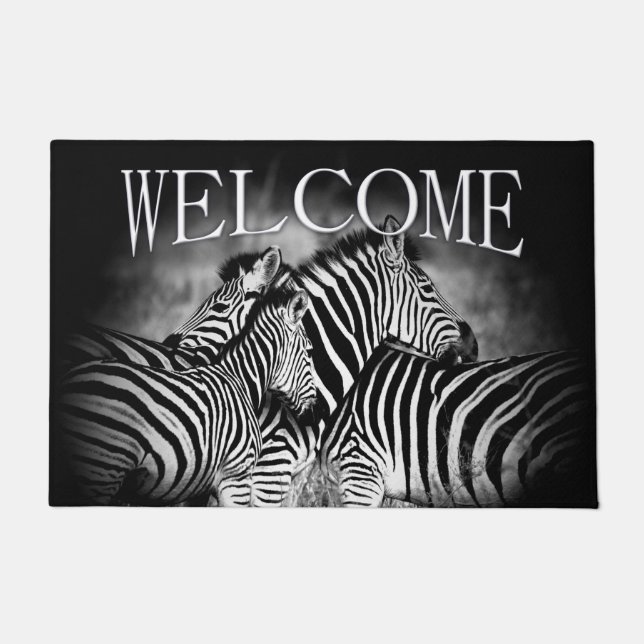 Dazzle of Zebra  Doormat (Front)