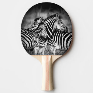 Dazzle of Zebra Ping Pong Paddle