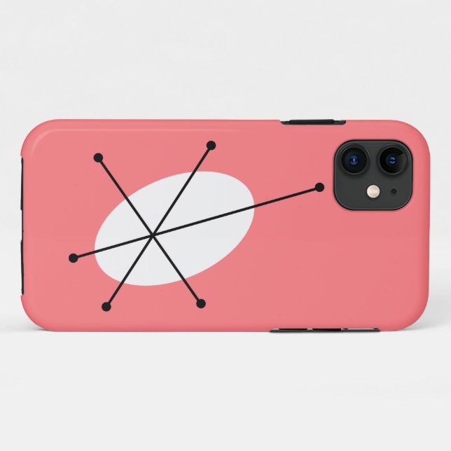 Dazzle Pink iPhone case (Back (Horizontal))