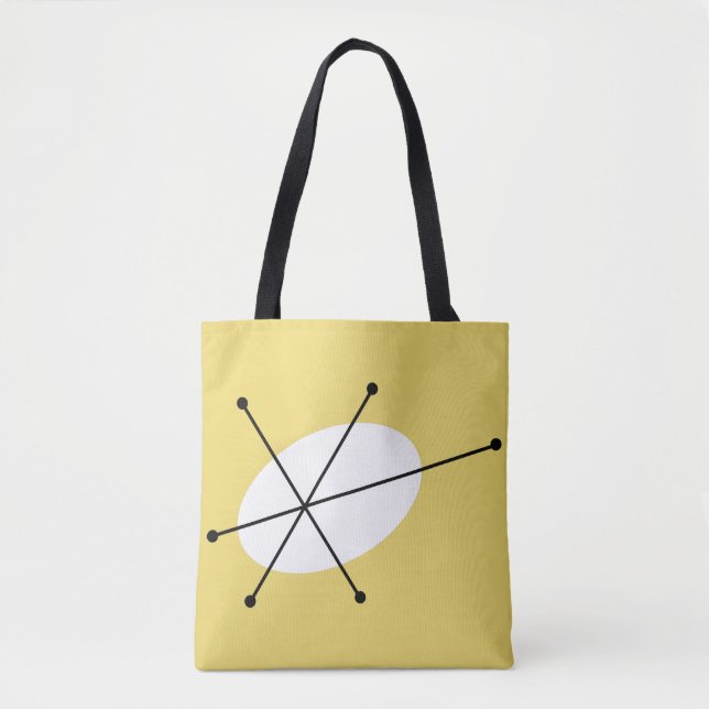Dazzle Yellow all over tote Bag (Front)