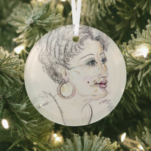 Dazzled Glass Ornament