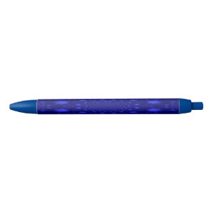 Dazzling Blue Black Ink Pen