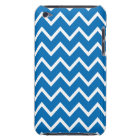 Dazzling Blue Chevron iPod Touch G4 Case