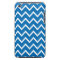 Dazzling Blue Chevron iPod Touch G4 Case