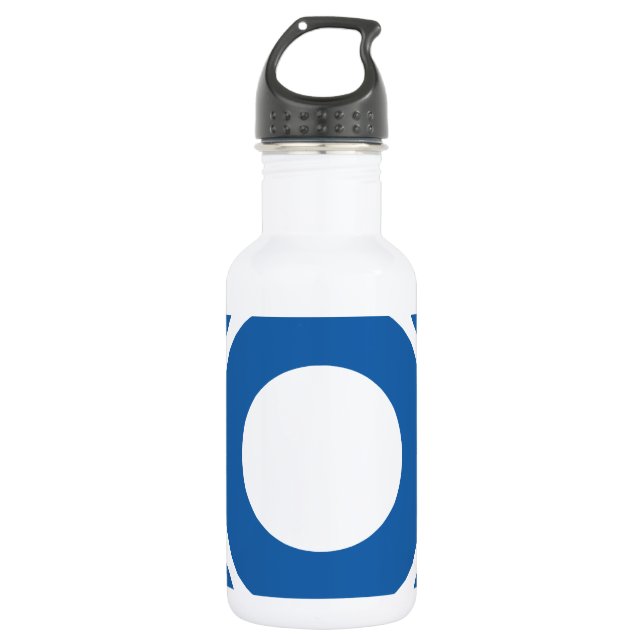 Dazzling Blue Dot 3 532 Ml Water Bottle (Front)