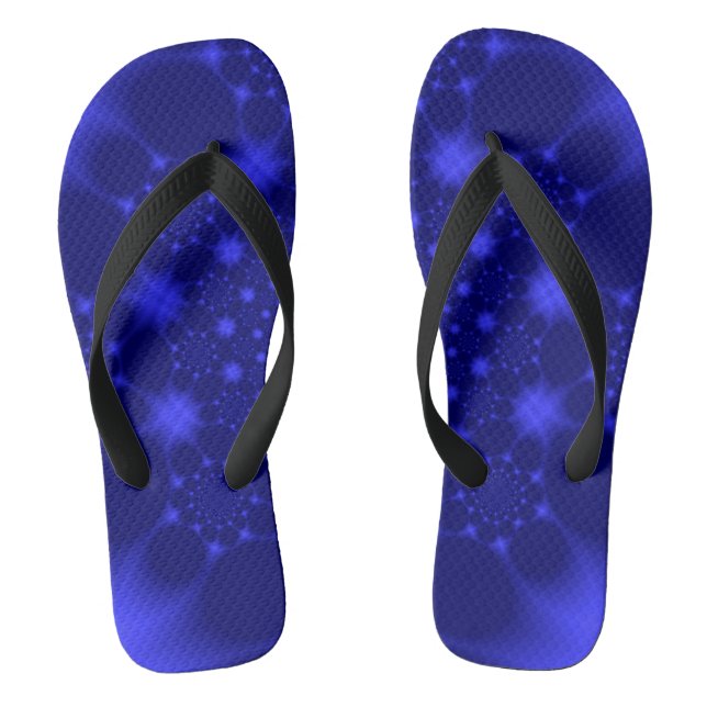 Dazzling Blue Flip Flops (Footbed)
