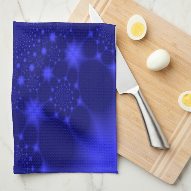 Dazzling Blue Kitchen Towel (Quarter Fold)