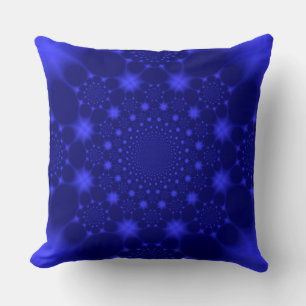 Dazzling Blue Throw Pillow