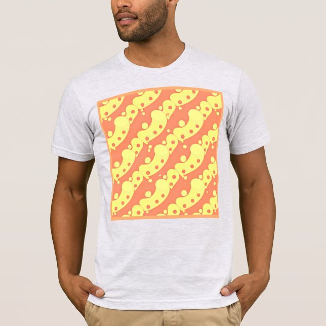 Dazzling Colourful Abstraction Pattern T-Shirt (Front)