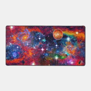 Dazzling Crowded Cosmos Desk Mat
