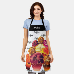 Dazzling, Custom Text, Warm Stack Muffins Apron
