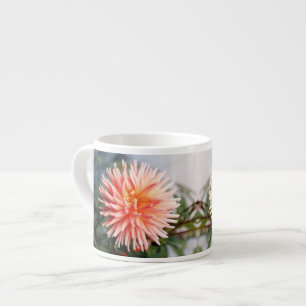 Dazzling Dahlia Flower Espresso Cup