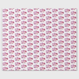 Dazzling Dahlias Personalized Wrapping Paper