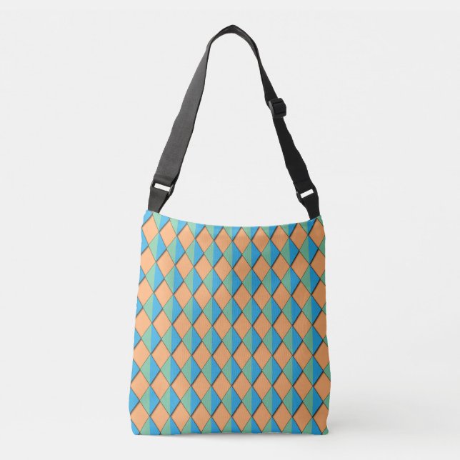 Dazzling Diamonds  Crossbody Bag (Front)