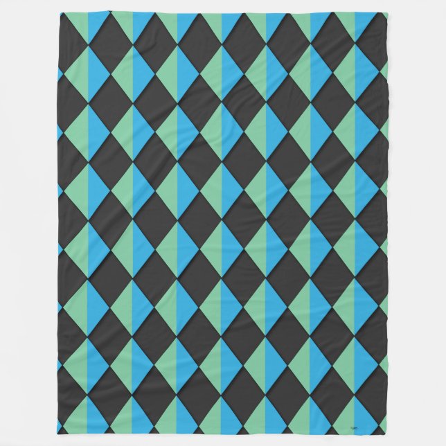Dazzling Diamonds  Fleece Blanket (Front)