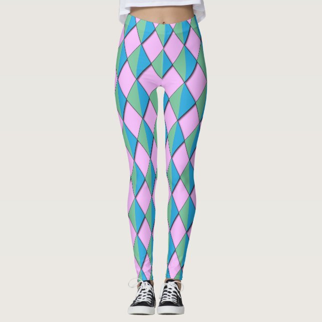 Dazzling Diamonds  Leggings (Front)