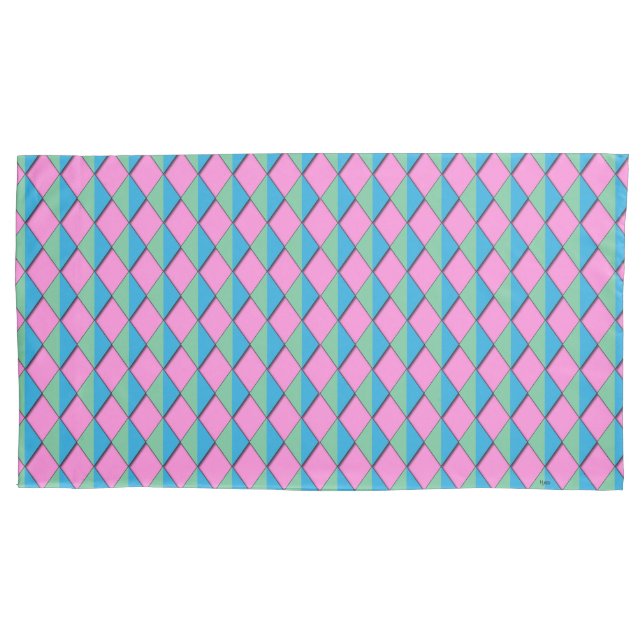 Dazzling Diamonds  Pillowcase (Front-Left)
