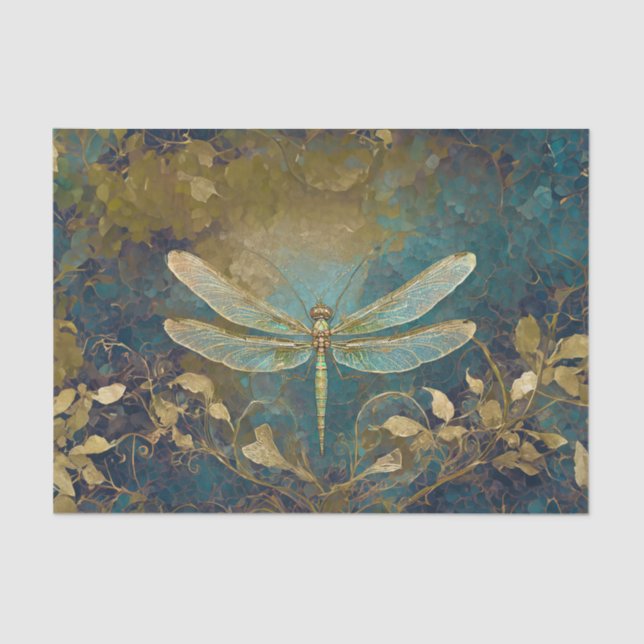 Dazzling Dragonfly, Gossamer Wings Tissue Paper (Front)