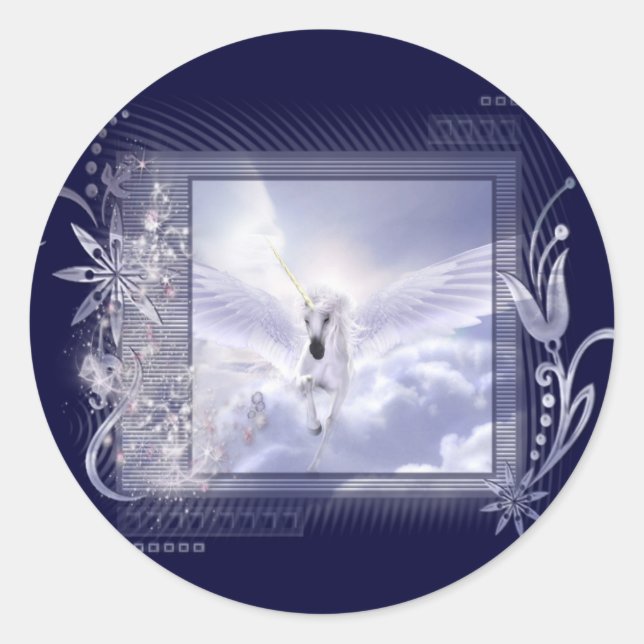 Dazzling Flying Unicorn Tag Series (Front)