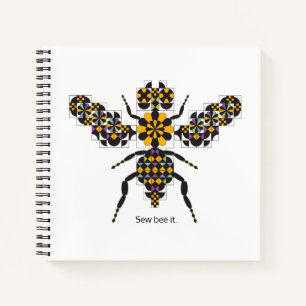 Dazzling Honey Bee Quilt Pattern Notebook