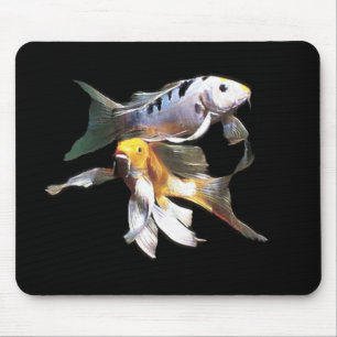 Dazzling Koi Pair Mouse Pad