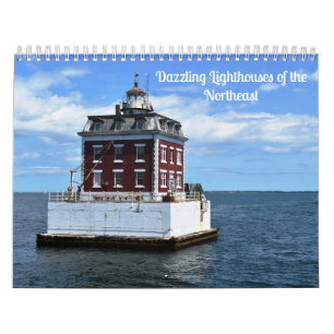 Dazzling Lighthouses o t Northeast wall calendar
