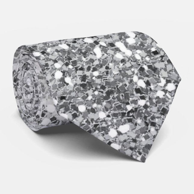 Dazzling Metallic Ombre Neck Tie for Men (Rolled)