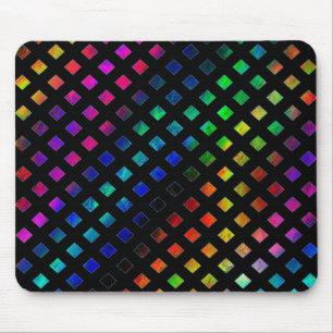 Dazzling Multi Coloured Diamonds Mouse Pad