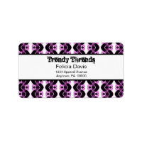 Dazzling Retro Address Labels