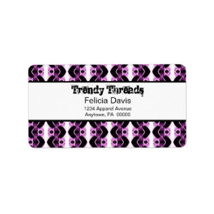 Dazzling Retro Address Labels