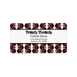 Dazzling Retro Address Labels