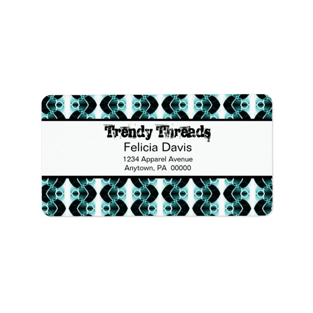 Dazzling Retro Address Labels (Front)