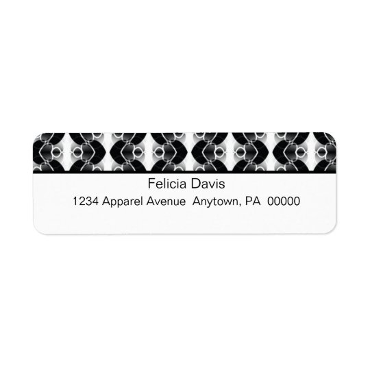 Dazzling Retro Return Address Labels