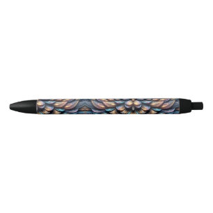 Dazzling Scales Black Ink Pen