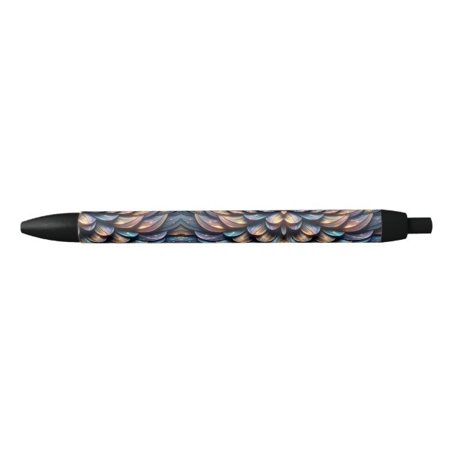 Dazzling Scales Black Ink Pen (Front)