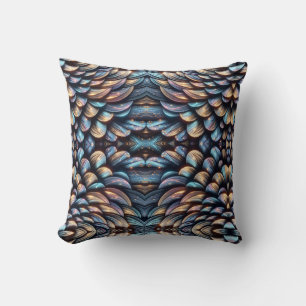 Dazzling Scales Throw Pillow